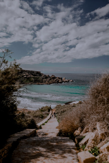 Najlepsza plaża na Malcie - Ghajn Tuffieha